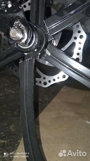 Велосипед на литых дисках 24