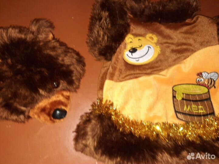 Карнавальный костюм мишки. На 3-4 года
