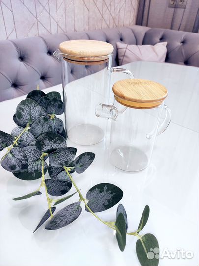 Кувшин/ графин стеклянные 2 шт / цена за все