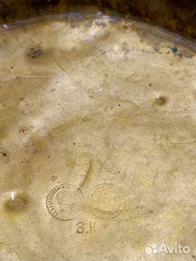 Старинные чаши для весов. Клеймо
