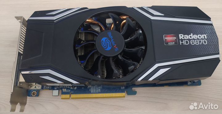 Видеокарта Radeon HD6870 1Gb