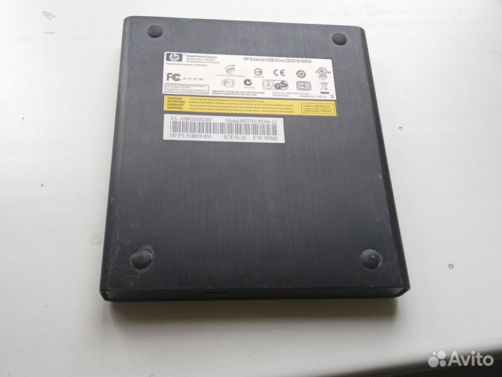 Usb Внешний dvd rw привод hp