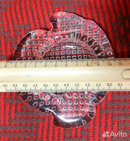 2 пепельницы. Хрусталь