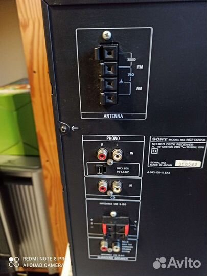 Sony HST-D205K музыкальный центр Сони пр-во Япония