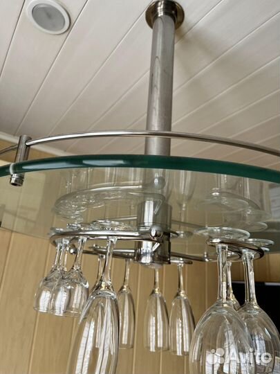 Держатель для бокалов с подсветкой