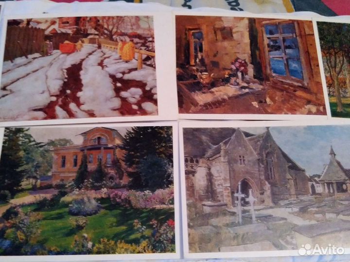 Открытки картины разных художников