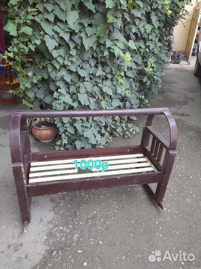 Национальная деревянная люлька б/у