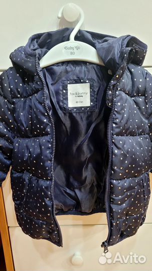 Куртка демисезонная для девочки 74 80