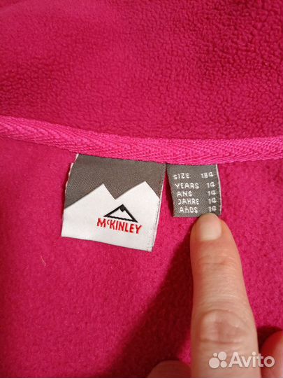 Спортивная толстовка флисовая mckinley