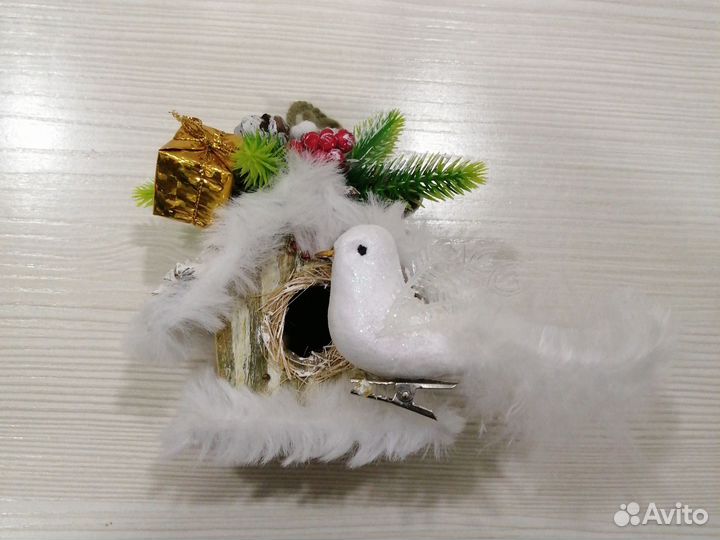 Новогодняя игрушка на елку поделка