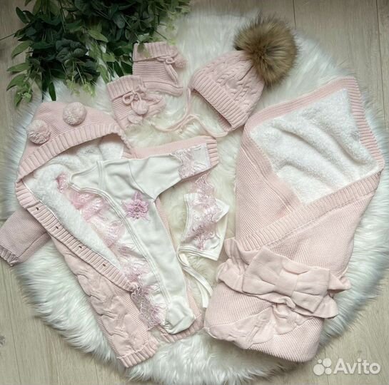 Конверт на выписку зимний для девочки (новый)