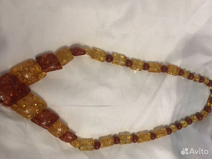 Янтарные бусы СССР