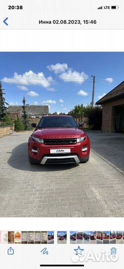 Land Rover Range Rover Evoque 2.2 AT, 2013, 171 600 км