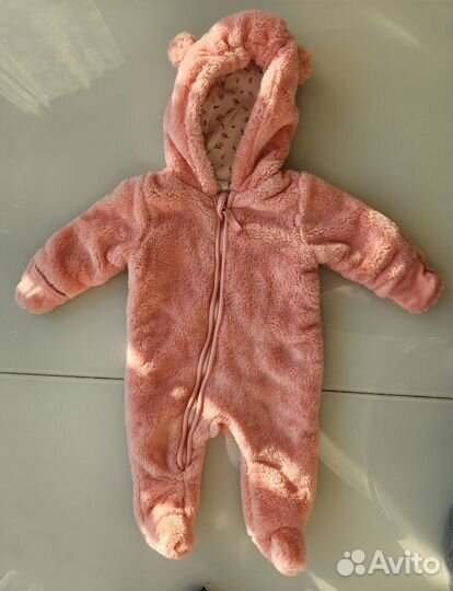 Комбинезон плюшевый р.62
