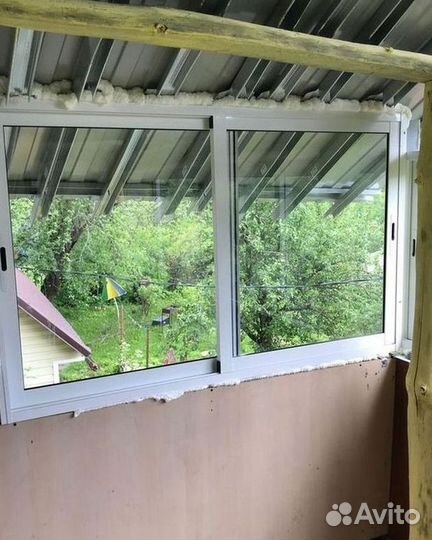 Остекление окон и балконов пвх