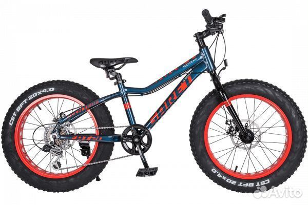 Велосипед Fatbike TechTeam Garet 20д. серый