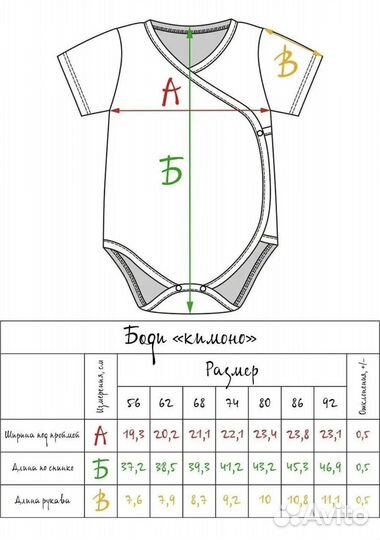 Комплект боди для новорожденных 56