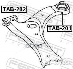 Сайленблок задний переднего рычага (toyota coro