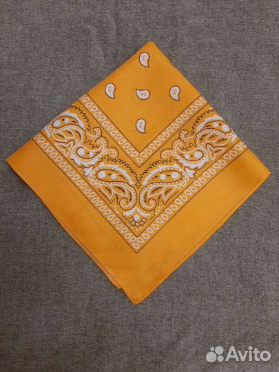 Бандана новая красная, жёлтая