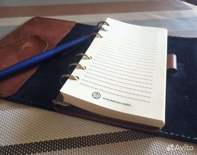 Кожанная записная книжка блокнот