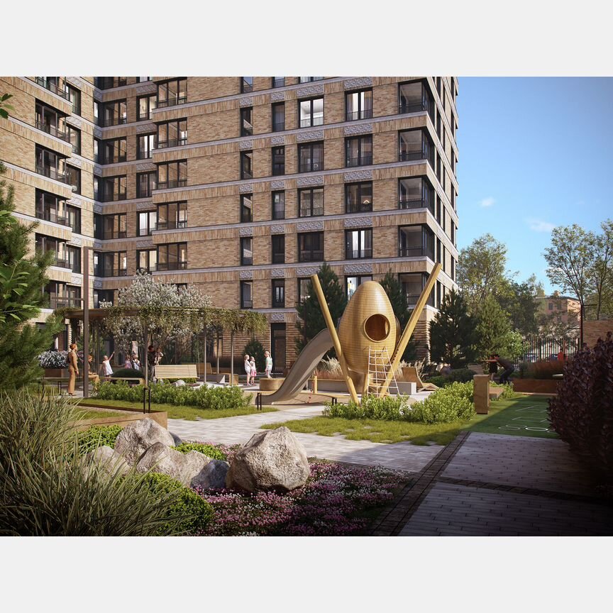 2-к. квартира, 74,7 м², 4/10 эт.