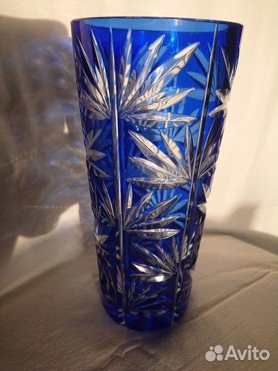 Ваза цветного стекла СССР