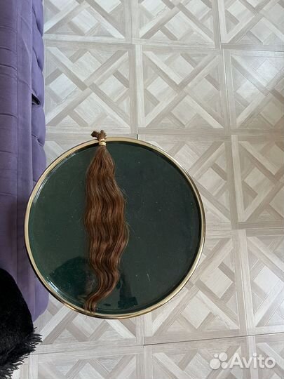 Волосы для наращивания славянка, 40 см, срез