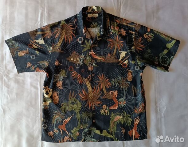 Гавайская рубашка Tommy Bahama, шелк,L/XL купить в Москве | Личные вещи ...