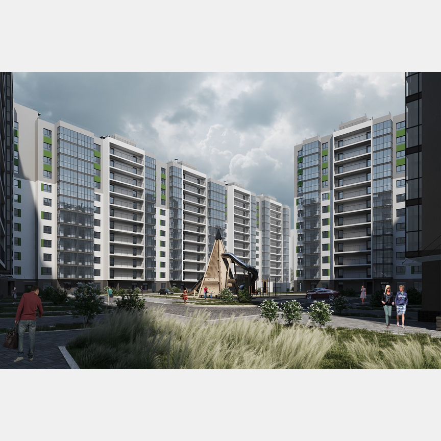 2-к. квартира, 54 м², 5/12 эт.