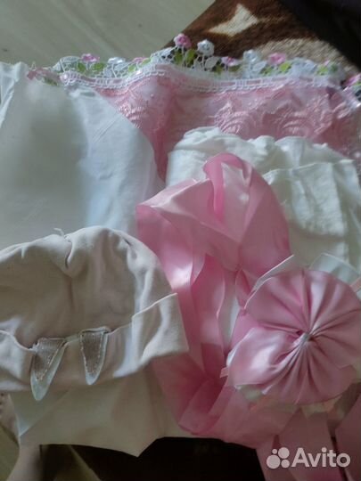 Комплект на выписку для девочки лето