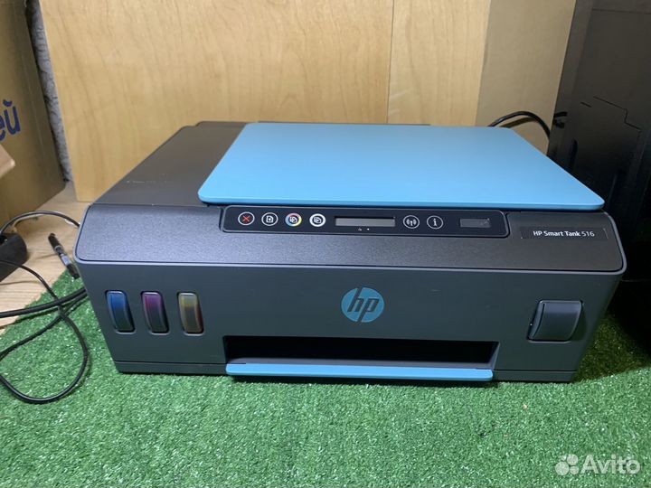 Принтер HP 516 с снпч и wi fi