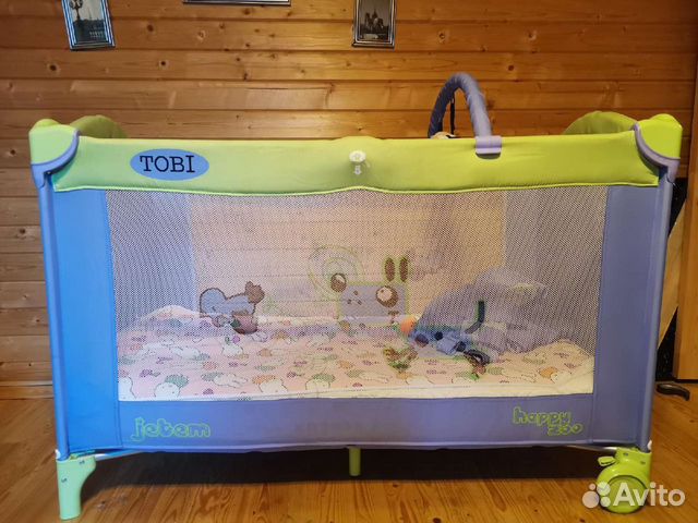 Детская кровать манеж с матрасом