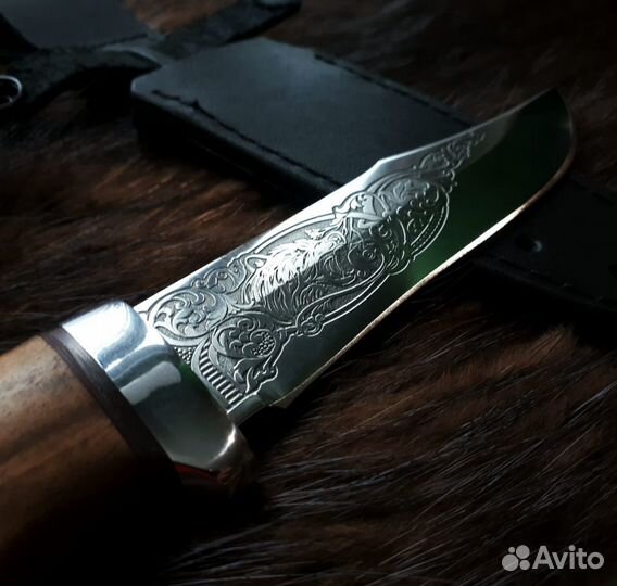 Нож охотничий Медведь ручная работа Подарок мужу