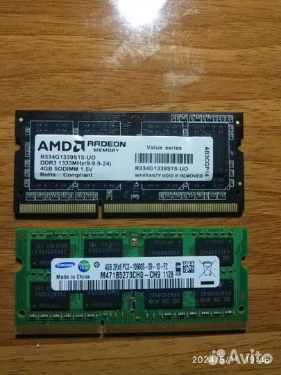 Оперативная память ddr3 для ноутбука 4gb