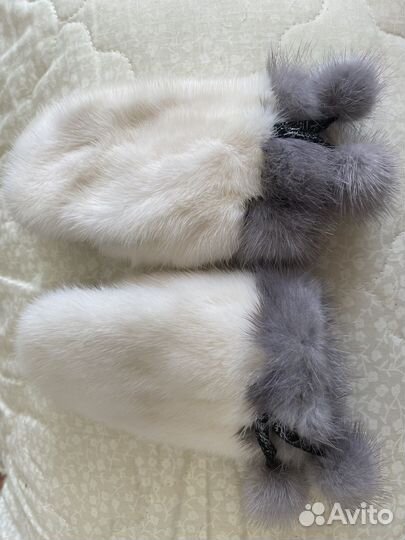 Варежки детские (норка)