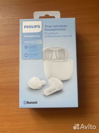 Наушники Philips TAT2236WT/00 новые