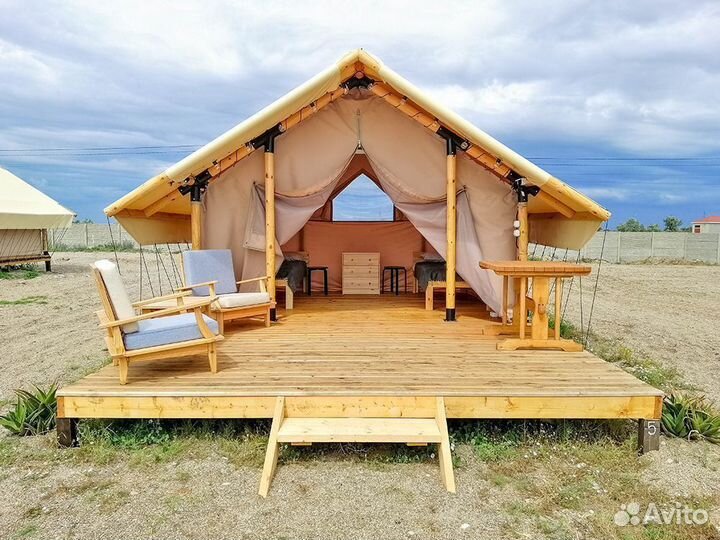 Сафари-палатка для глэмпинга 4x4 м