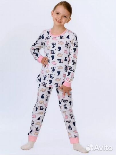 Пижама новая детская хлопок 104,110,116,122