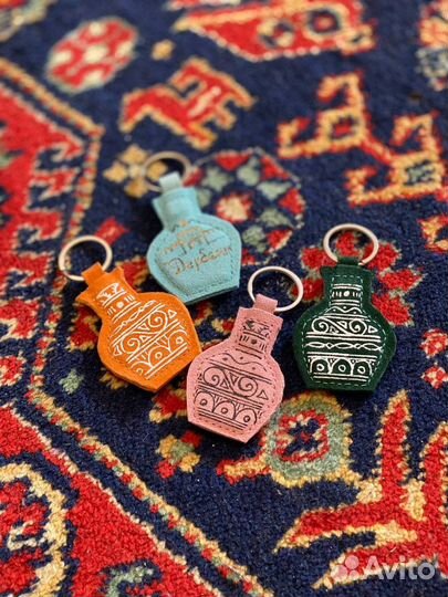 Брелок для ключей этно-сувенир замша