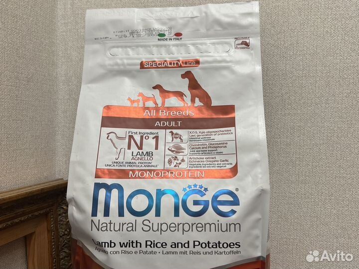 Корм для собак monge