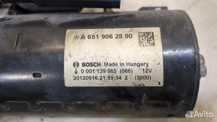 Стартер Mercedes E W212, 2012