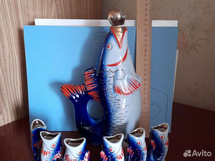 Коньячный набор рыбки СССР