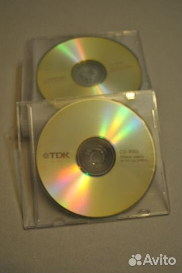 Диск CD-R80 TDK 52х 700Mb, CD-box Slim прозрачный