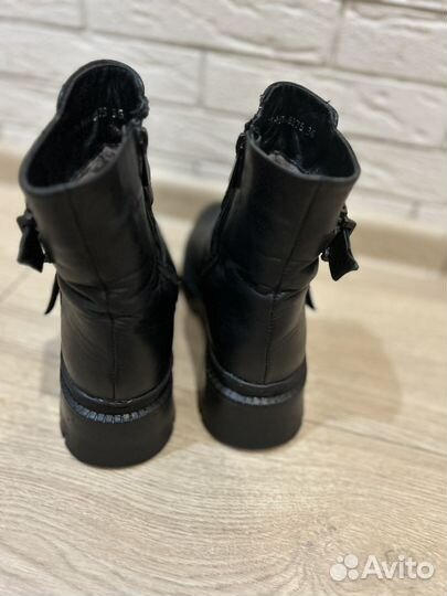 Полусапоги ботинки натуральная кожа