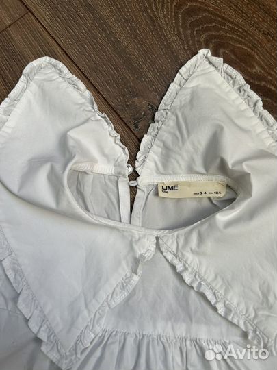 Блузка рубашка lime