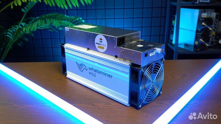 Майнер Вотсмайнер MicroBT M50 122th NEW