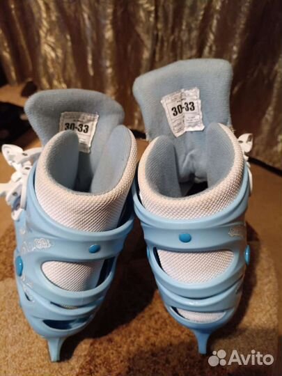 Коньки фигурные раздвижные детские