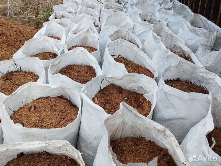 Навоз конский в мешках