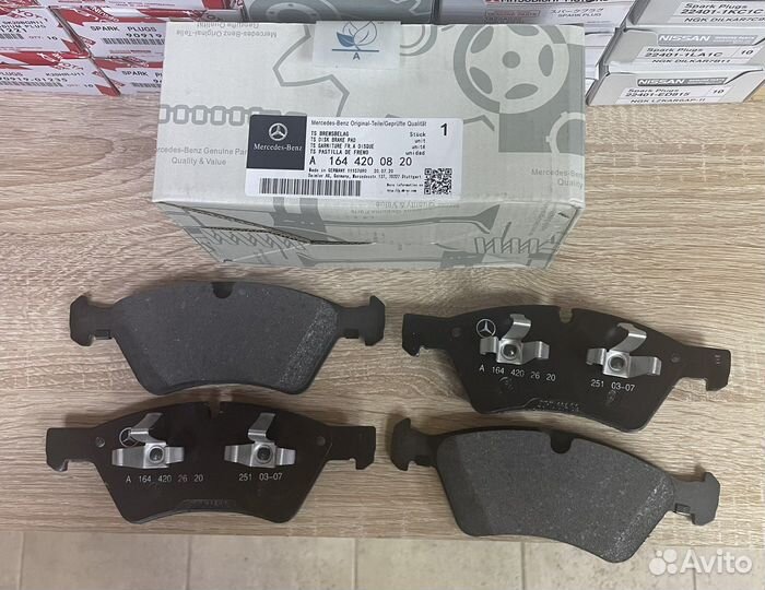Колодки тормозные передние mersedes W164/W251