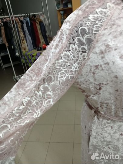 Халат женский,велюровый